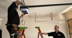 how to adjust garage door chain