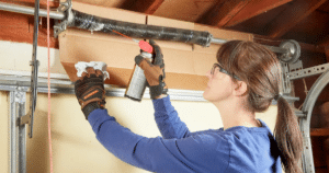 how to adjust garage door chain
