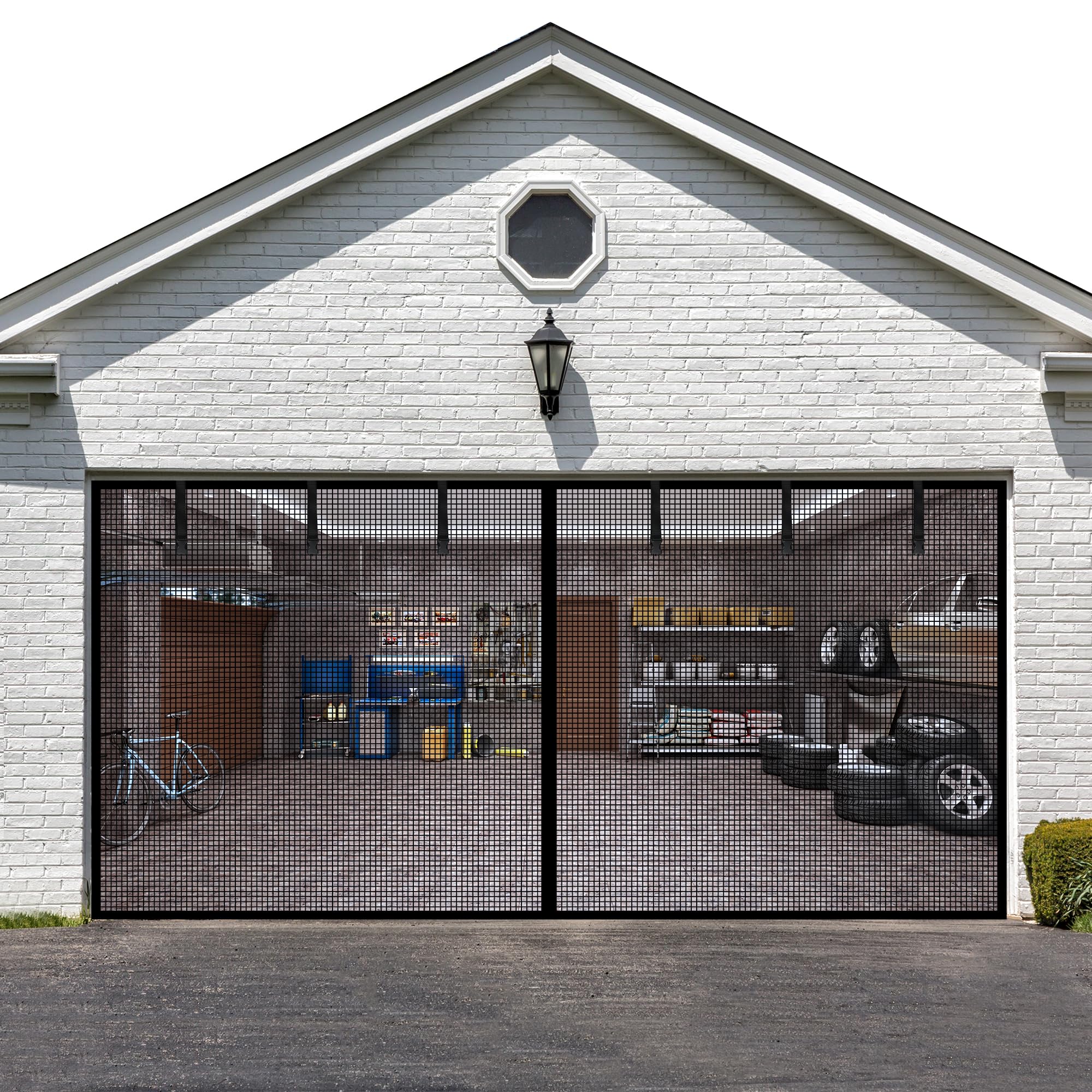 how to install garage door screen