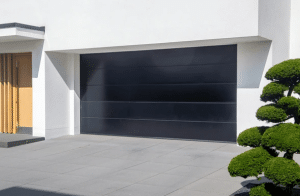Modern Black Garage Doors