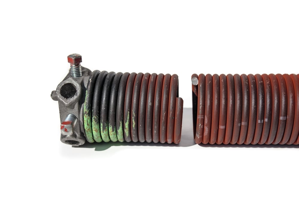 Broken Spring Replacement for Garage Doors